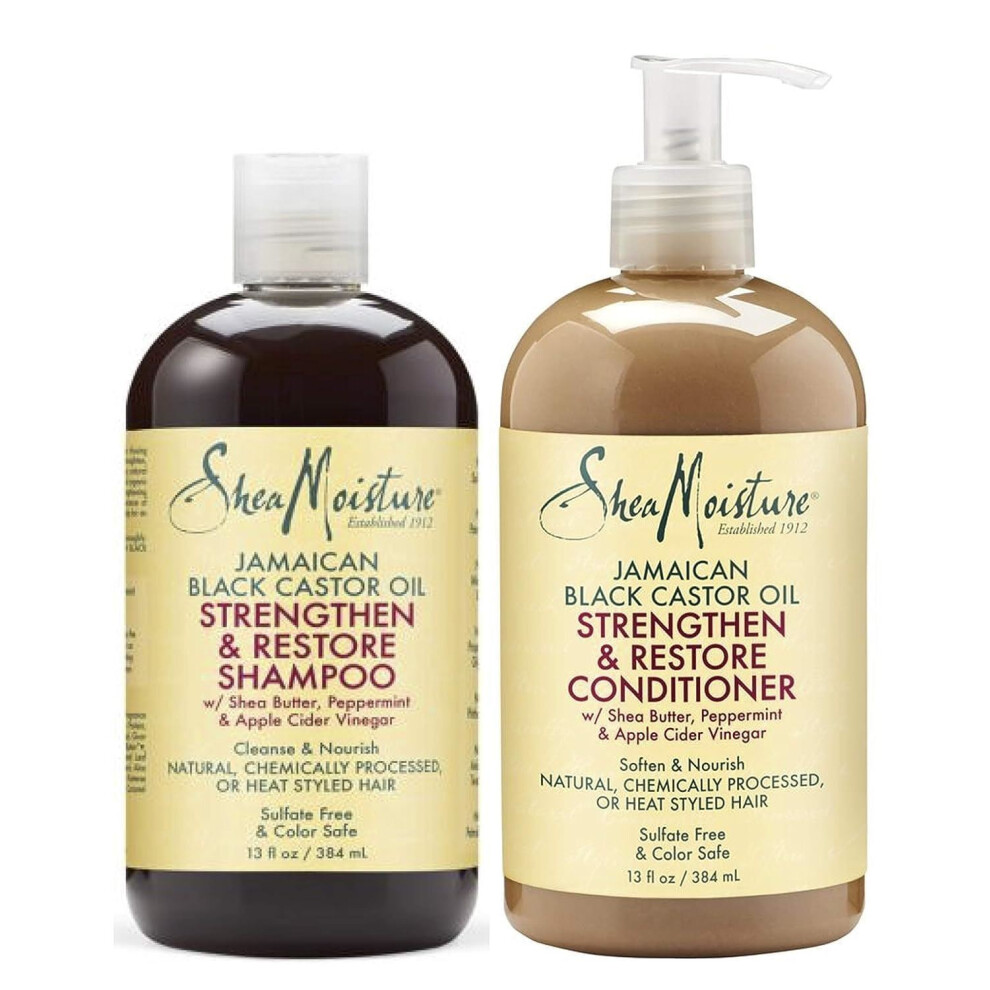 Shea Moisture Jamaican Black Castor Oil Shampoo & Conditioner (Set Of 2)