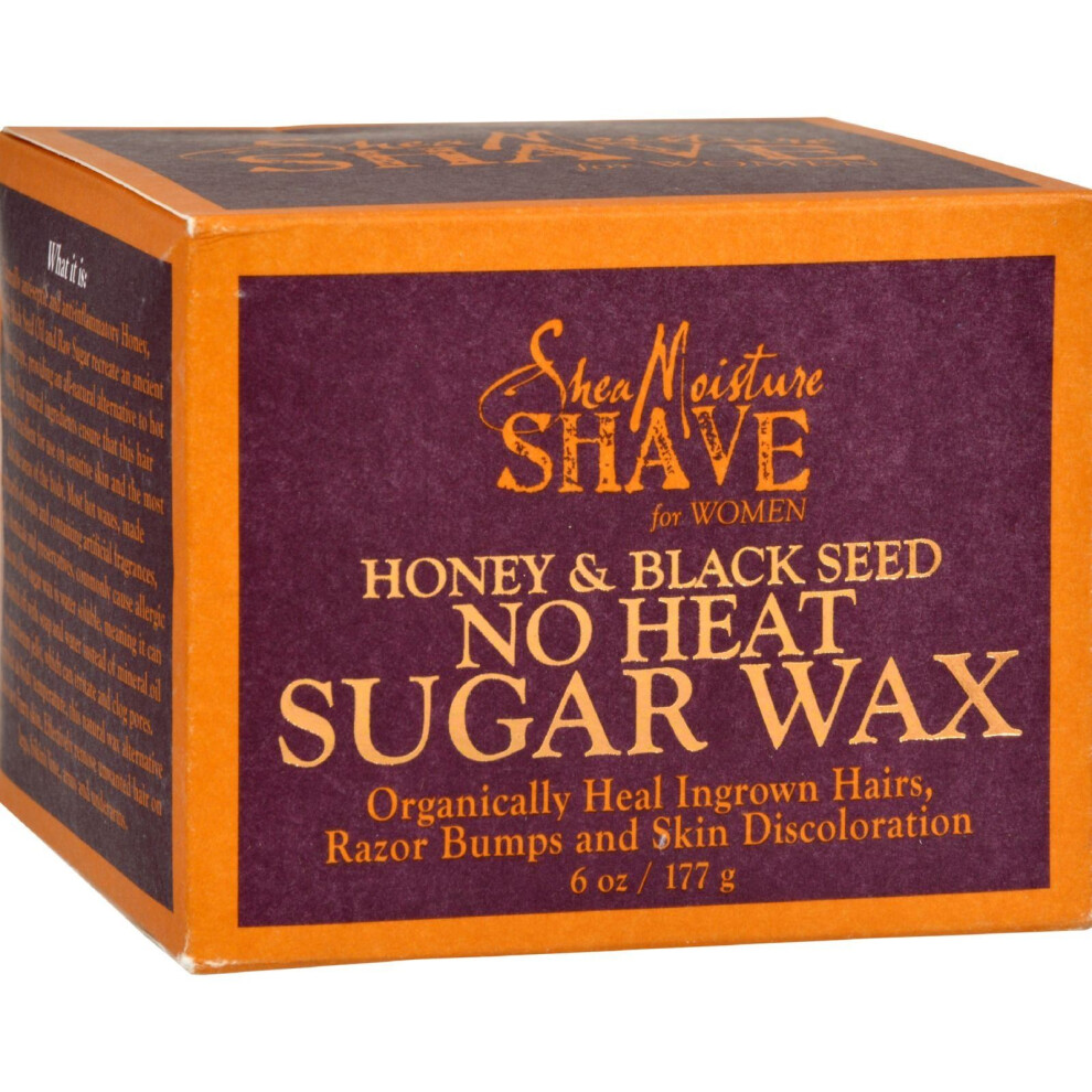 Shea Moisture Women Honey & Black Seed Sugar Wax 6Oz