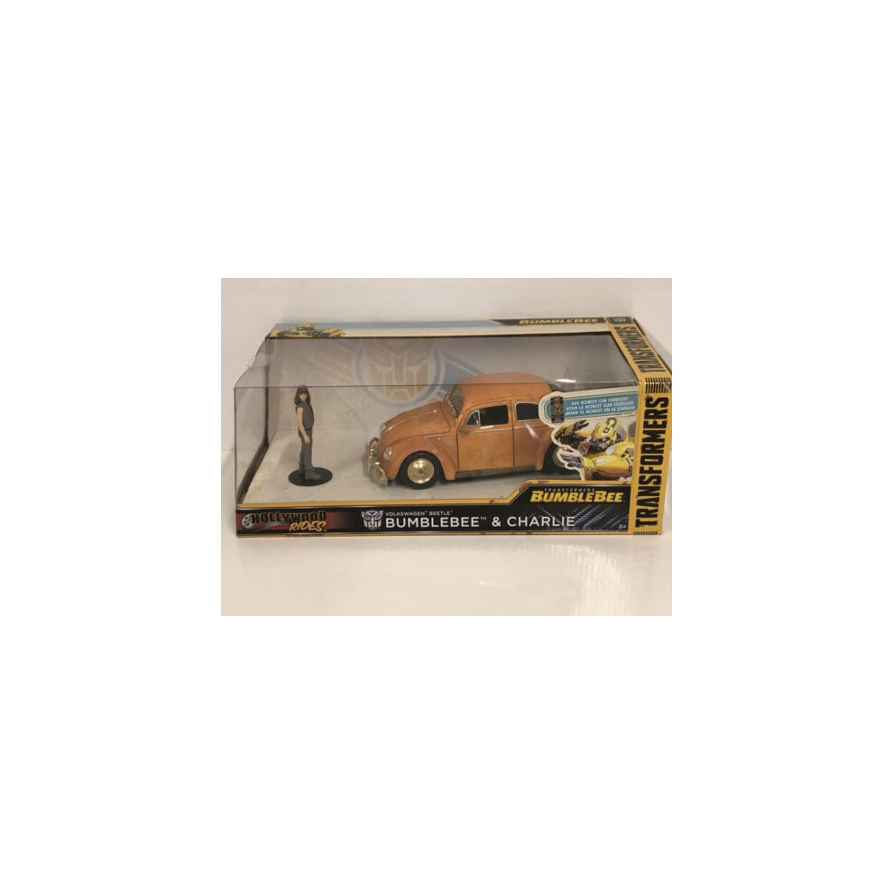 Transformers Bumblebee VW Beetle with Charlie Figure 1:24 Scale Jada 30114