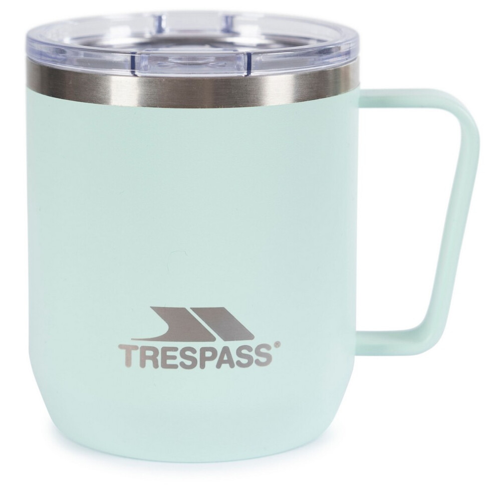 (One Size, Teal Mist) Trespass Nooper Stainless Steel Travel Mug