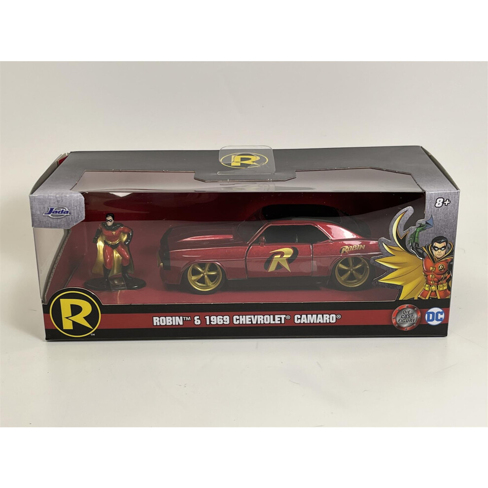 DC Comics Robin 1969 Chevrolet Camaro Die-Cast Car & Figure 1:32