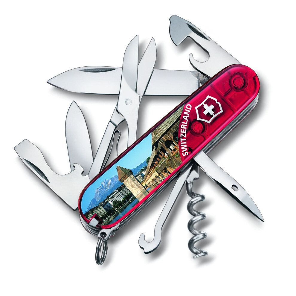 Victorinox Climber Lucerne Switzerland Swiss Army Knife - 14 Function Swiss Made