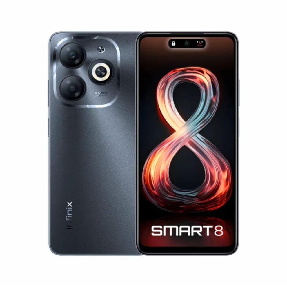 timber-black--infinix-smart-8---6-6--hd---dual-ai-camera---unlocked-uk