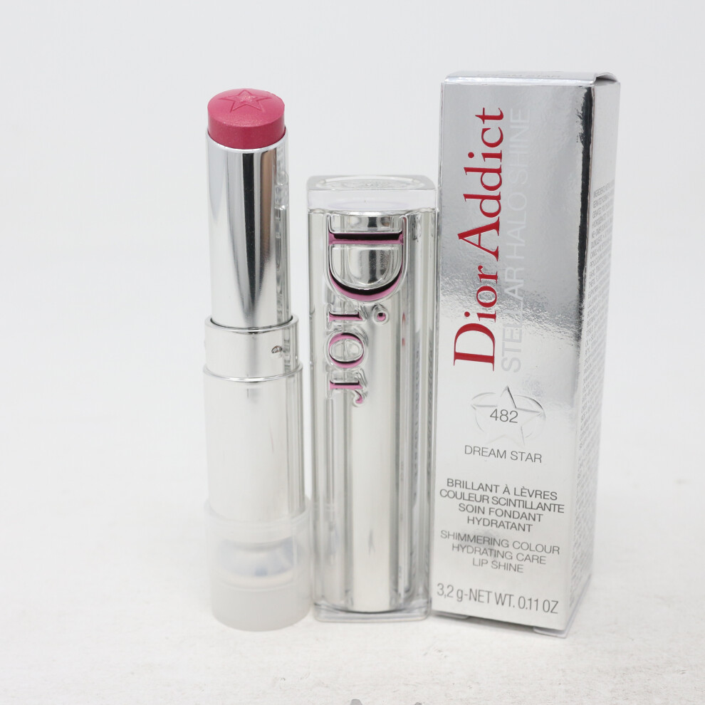 (482 Dream Star) Dior Addict Stellar Halo Shine Lipstick  0.11oz/3.2g New With Box