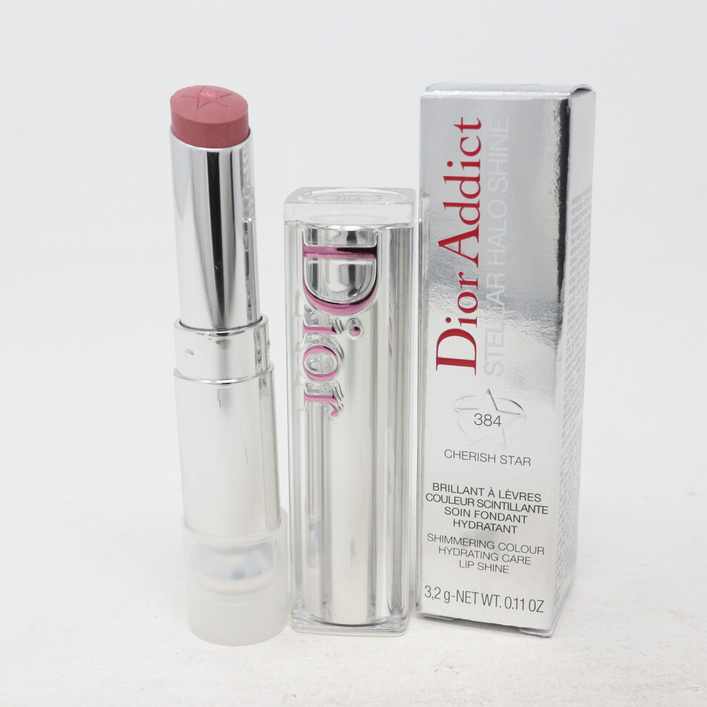 (384 Cherish Star) Dior Addict Stellar Halo Shine Lipstick  0.11oz/3.2g New With Box