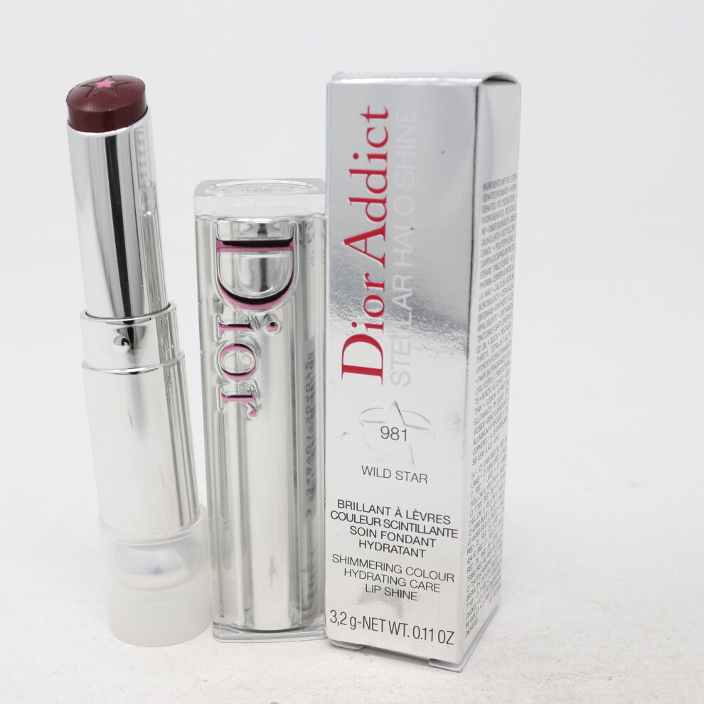 (981 Wildstar) Dior Addict Stellar Halo Shine Lipstick  0.11oz/3.2g New With Box