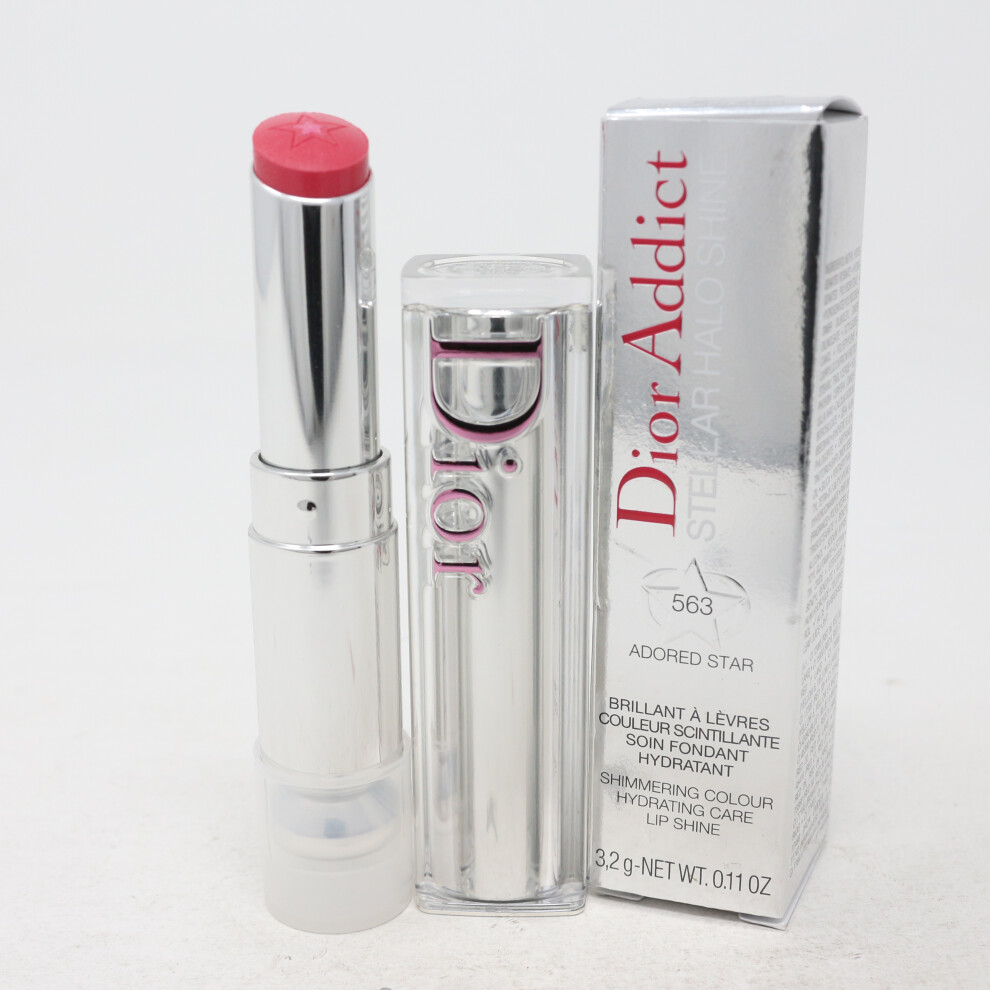 (563 Adored Star) Dior Addict Stellar Halo Shine Lipstick  0.11oz/3.2g New With Box