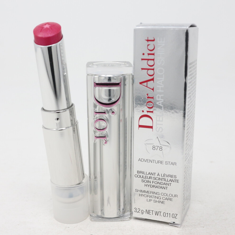 (878 Adventure Star) Dior Addict Stellar Halo Shine Lipstick  0.11oz/3.2g New With Box