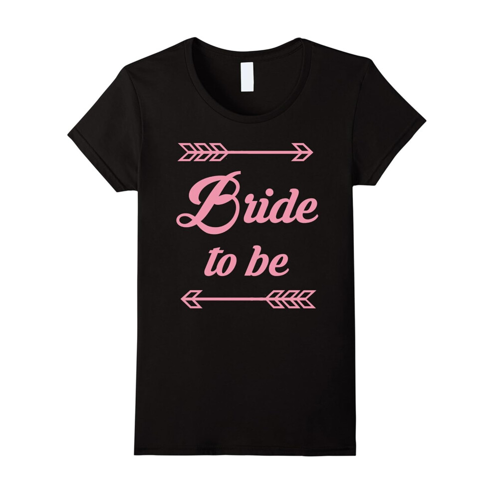 (XXL) Women's Bride to Be Love Engaged Wedding Couple Arrow Shirt-Father's Day