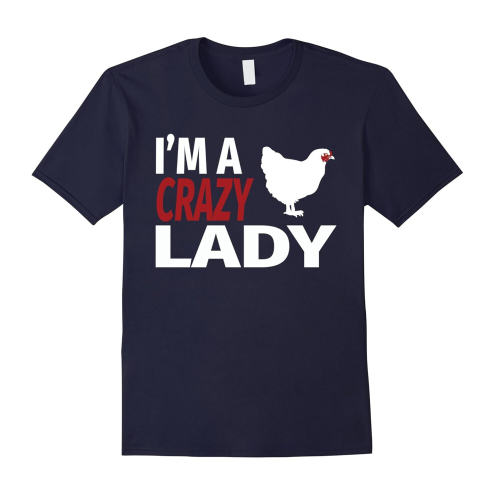 (XXL) I'm a Crazy Chicken Lady Farmer Urban Farming Love my Chick-Father's Day