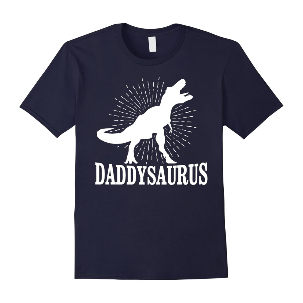 (XXL) Men's Daddysaurus Rex T-shirt-Father's Day