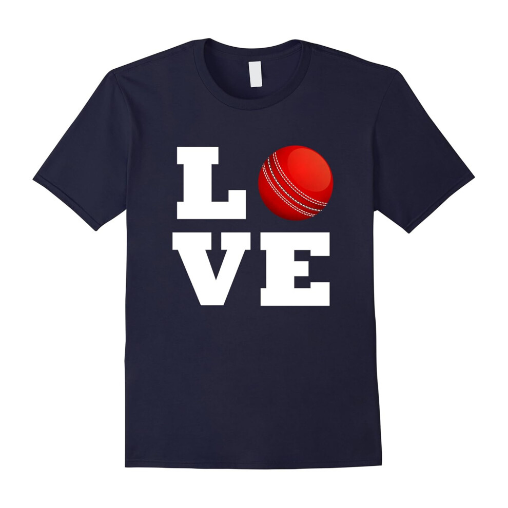 (M) I Love Cricket T-Shirt â Cricket Lovers Shirt-Father's Day