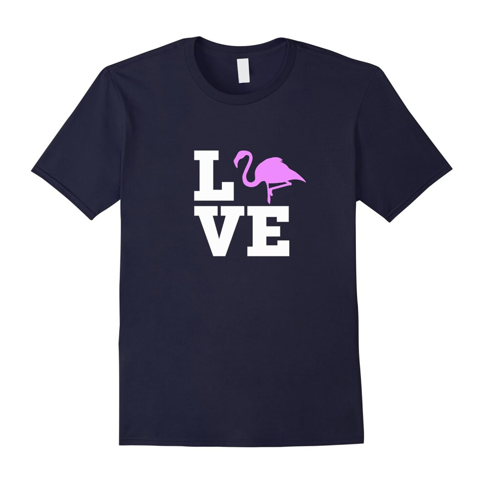 (XXL) Flamingo Love T-Shirt â Pink Flamingo Bird Lover Pride Tee-Father's Day