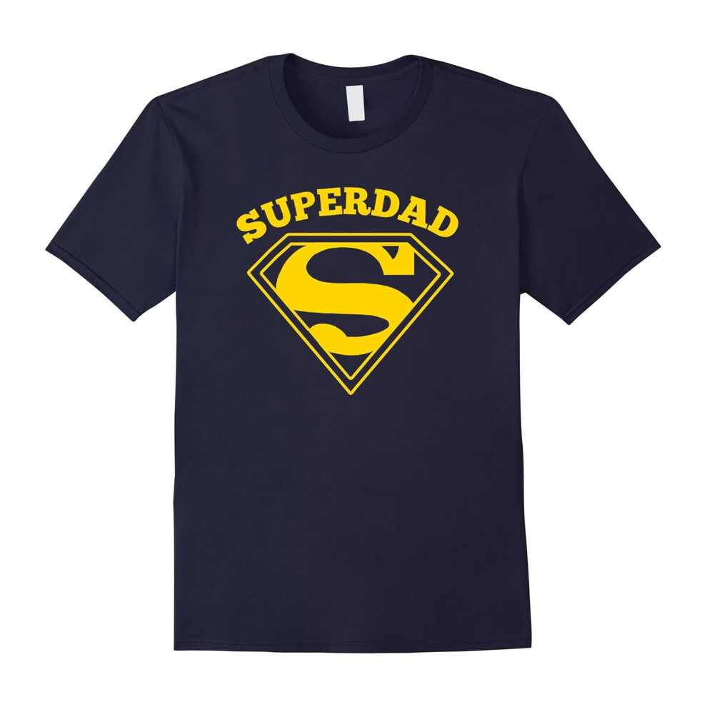 (L) Super-Dad T-Shirt: Superhero Dad Gift-Father's Day