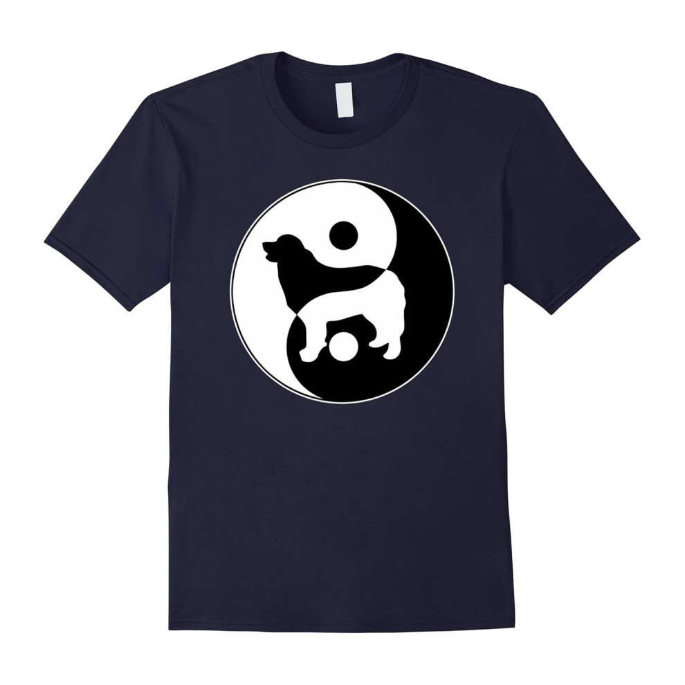 (L) Yin Yang Slovensky Cuvac T-Shirt-Father's Day