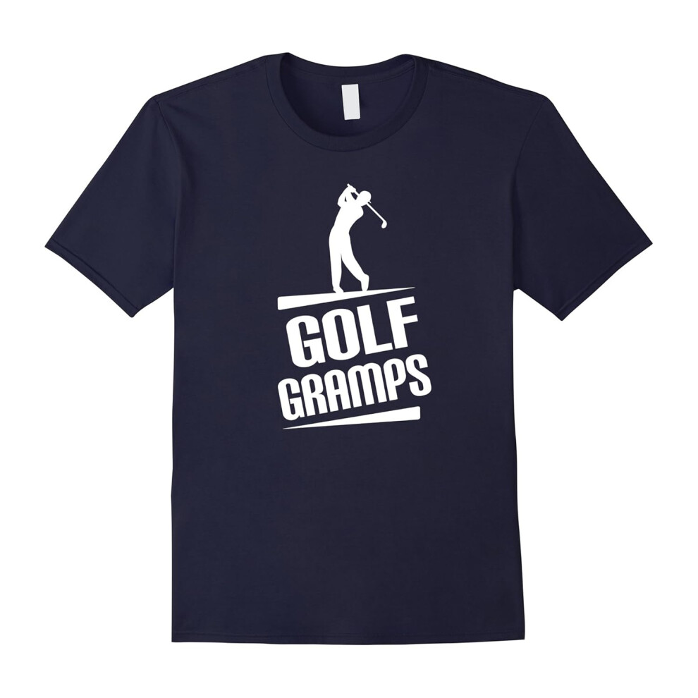 (XXL) Men's Gramps Golf T-shirt Grandpa Golfing Fathers Day Gift tee-Father's Day