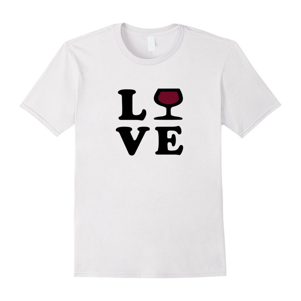 (XL) I Love Wine T-Shirt â Funny Wine Shirt for Women & Men-Father's Day