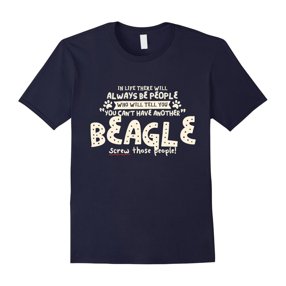 (L) Beagle Dog Tee Shirt for Dog Lovers-Father's Day