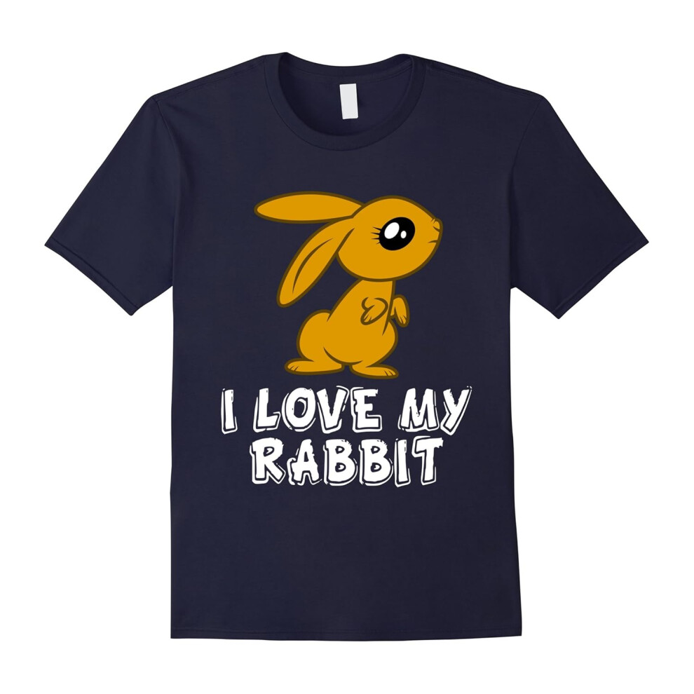 (XL) I Love My Rabbit T shirt-Father's Day