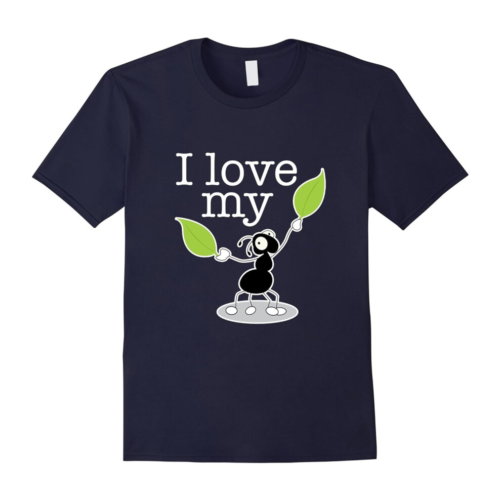 (XXL) I Love My Aunt (Ant) T-Shirt â Funny Nephew Niece Gift Tee-Father's Day