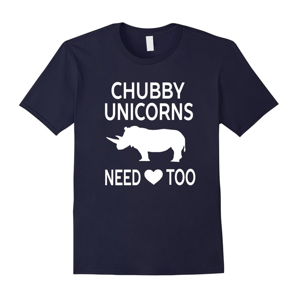 (S) Chubby Unicorns Need Love Too Funny â Unisex T-shirt-Father's Day