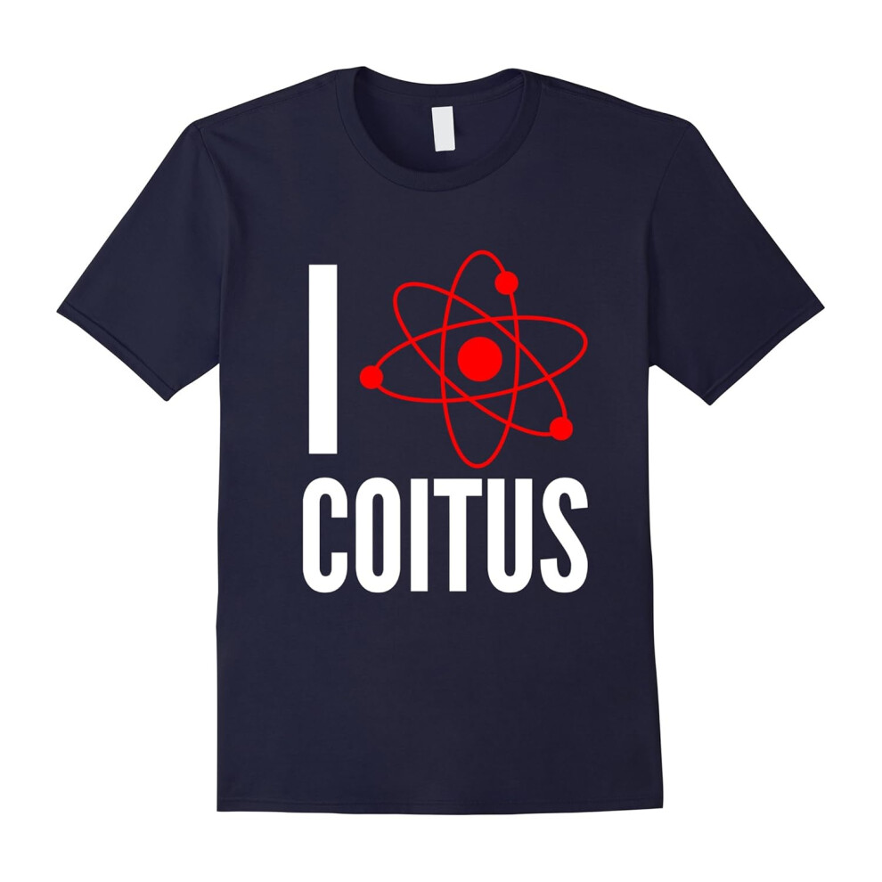 (XXL) I Love Coitus Geek Nerd Funny T-Shirt-Father's Day