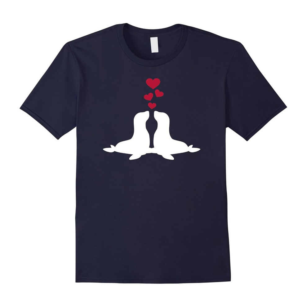 (L) Seals in love T-Shirt-Father's Day