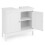 Costway Under Sink Cabinet Bathroom Cabinet Space Saver with Adjustable Shelf 1