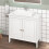 Costway Under Sink Cabinet Bathroom Cabinet Space Saver with Adjustable Shelf 6