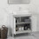 Costway Under Sink Cabinet Bathroom Cabinet Space Saver with Adjustable Shelf 9