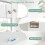 Costway Under Sink Cabinet Bathroom Cabinet Space Saver with Adjustable Shelf 4