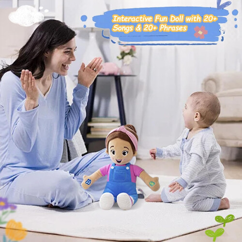 Ms. Doll Rachel Singing and Learning Plush Toy, 30CM 1
