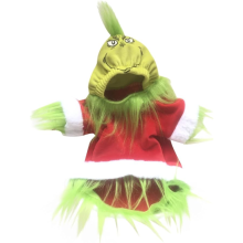 (S) The Grinch Christmas Pet Dog Costume Winter Warm Coat Comfortable Hoodie Gift
