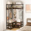 Costway Corner Coat Rack L-shaped Clothes Rack with 7 Hooks & Shoe Bench 5