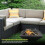 Square Fire Pit Outdoor Garden Patio Heater BBQ Brazier Firepit 5