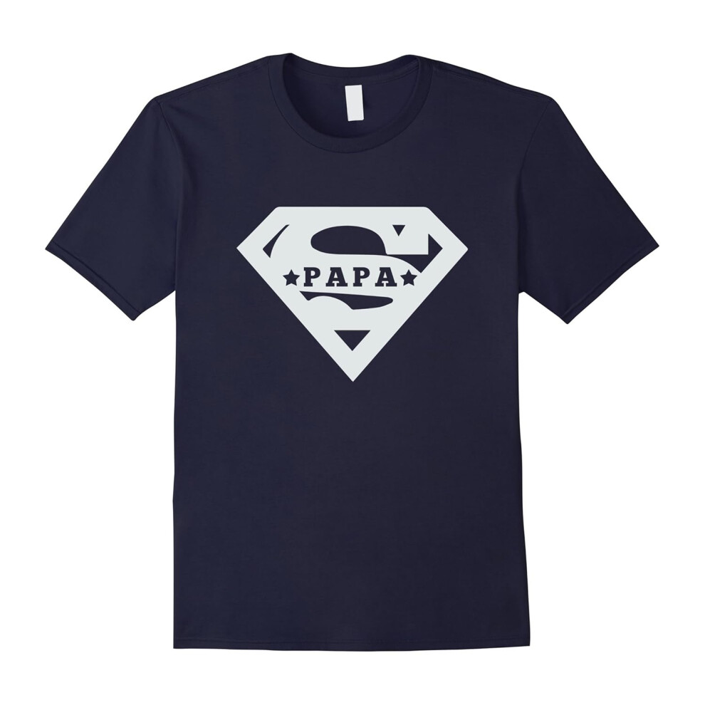 (XXXL) Men's Super Papa Father's Day T-Shirt-Father's Day