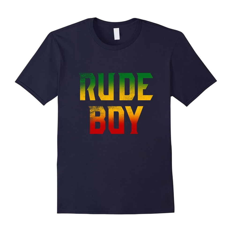 (S) Rude Boy Rasta Reggae Roots Gifts Father's Dayothing Shirt Jamaica-Father's Day