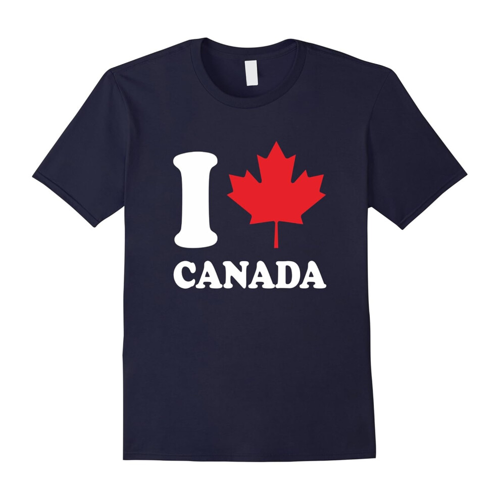 (XL) I LOVE CANADA T SHIRT â Canada lover-Father's Day