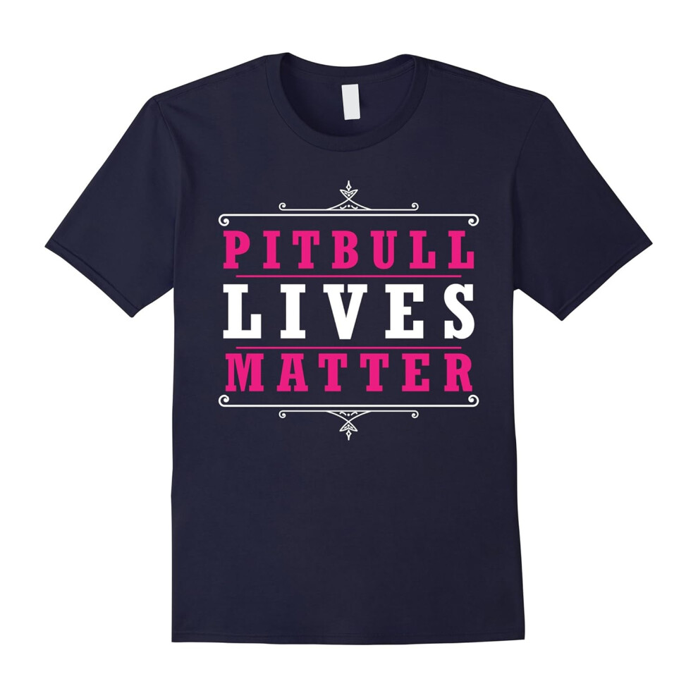 (XXL) Pitbull Lives Matter Awesome Pit Bull Dog Lover Gift T-Shirt-Father's Day