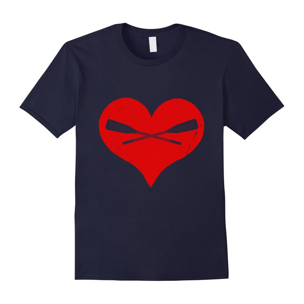 (XXL) I Love Rowing T-Shirt-Father's Day