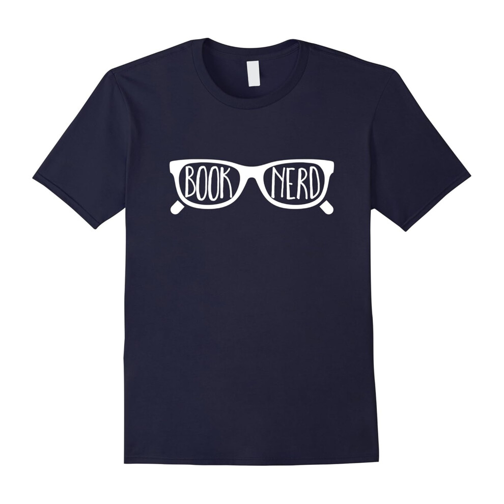 (M) Book Nerd T-Shirt for Book Lovers-Father's Day