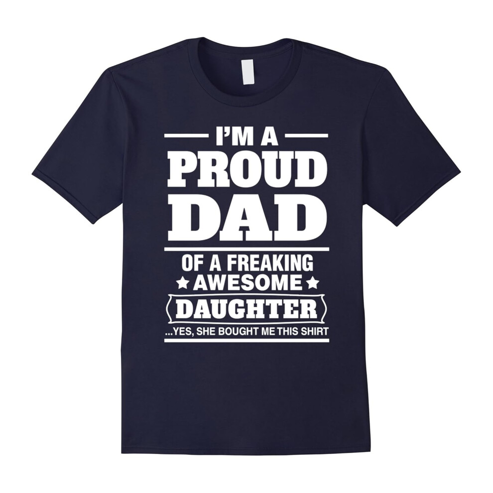 (XL) Men's SPECIAL GIFT FOR YOUR DAD! From the Awesome Daughter!-Father's Day