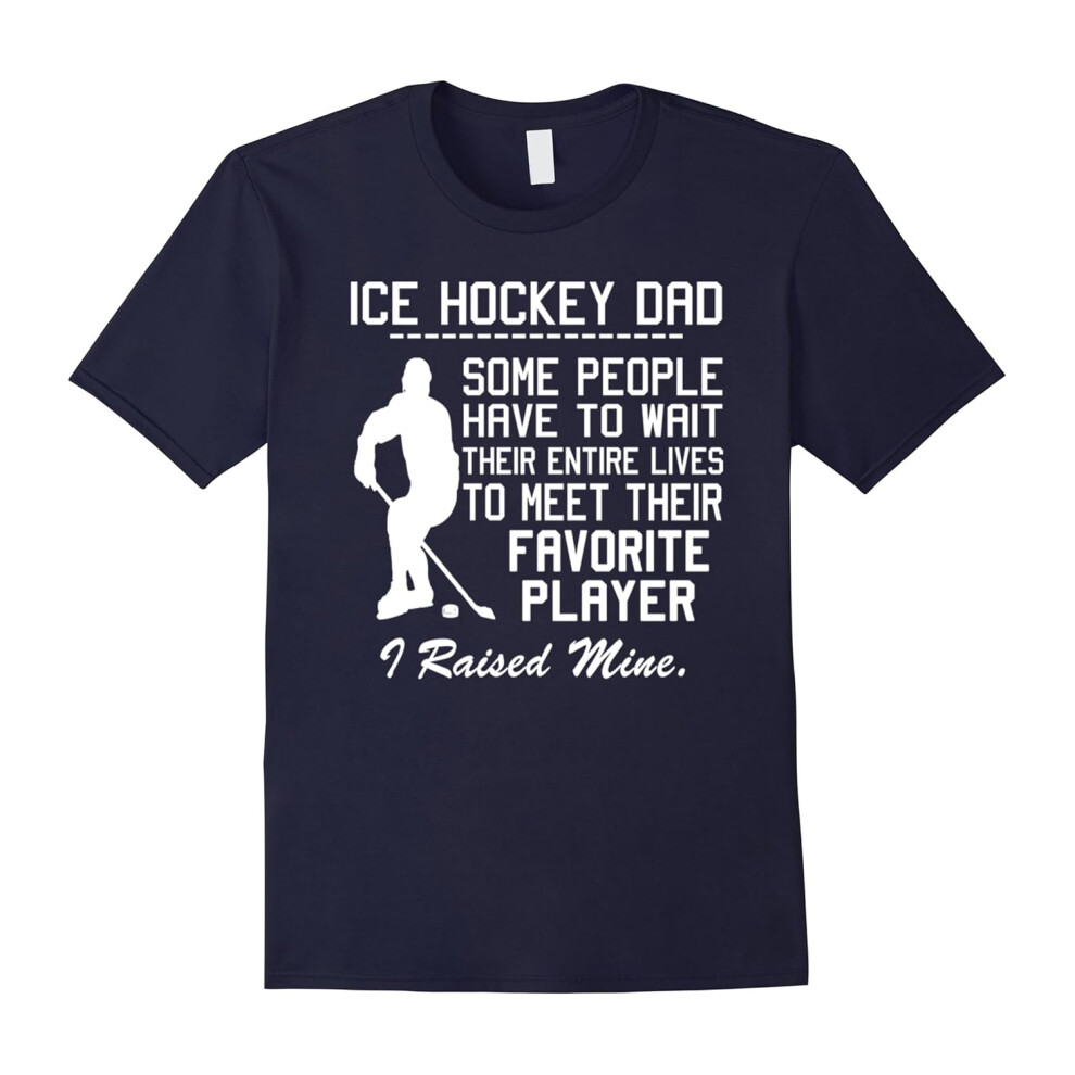 (M) Men's Ice hockey Dad Funny T Shirt â Ice hockey Gifts for Dad-Father's Day