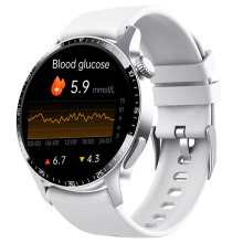 Chronus Smartwatch with Blood Sugar, Blood Oxygen, Heart Rate, Temperature, Health Monitoring, Bluetooth Calling, and Multiple Sports Modes(Grey)