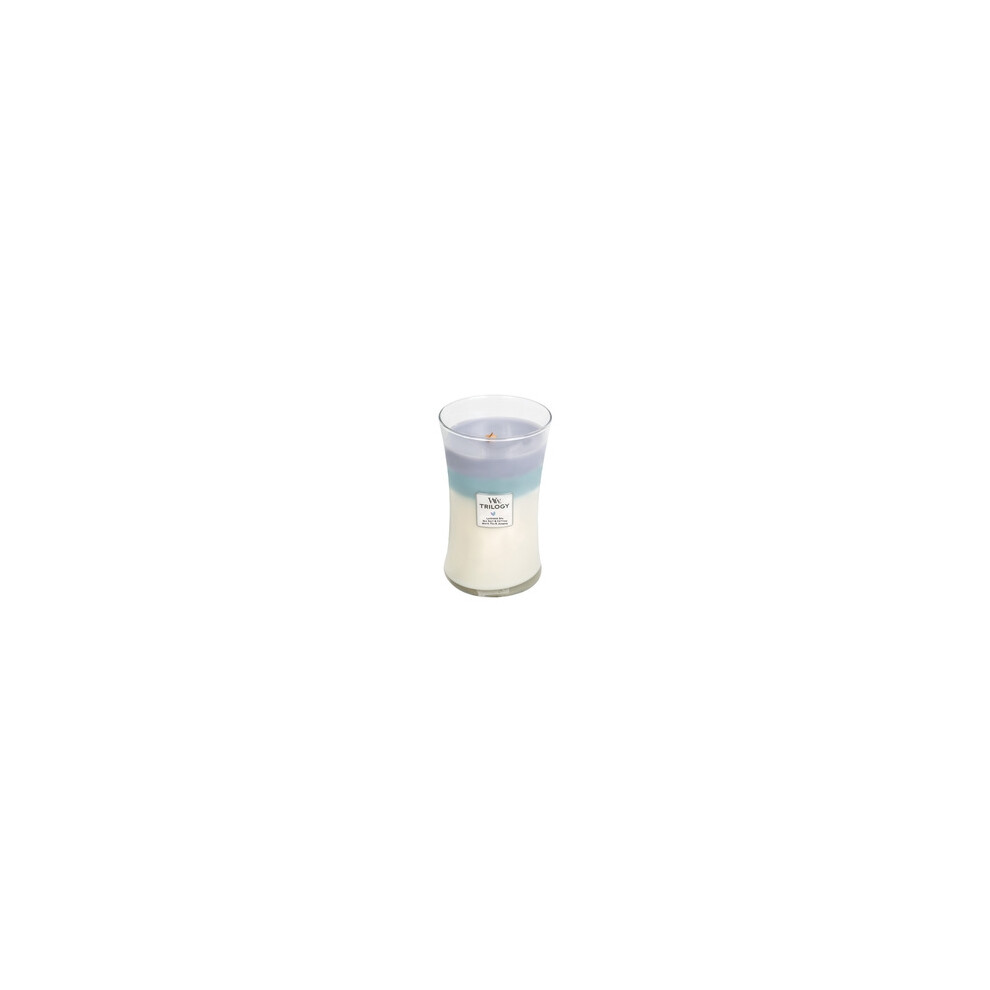 WoodWick - Calming Retreat Trilogy Vase (Peaceful Refuge) - Scented Candle 275.0g