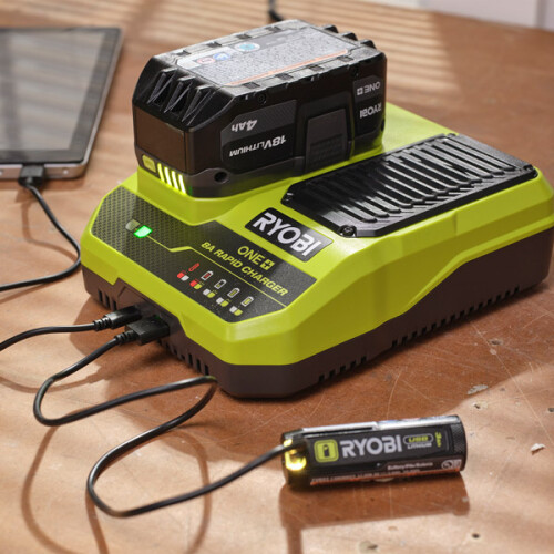 Ryobi Ryobi ONE+ 8A Rapid Charger 18V - RC18180 1
