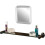 SupaHome Square Plastic Mirror 21x21cm - Wall-Mounted, Curved Corners, Lightweight Decorative Accent 1