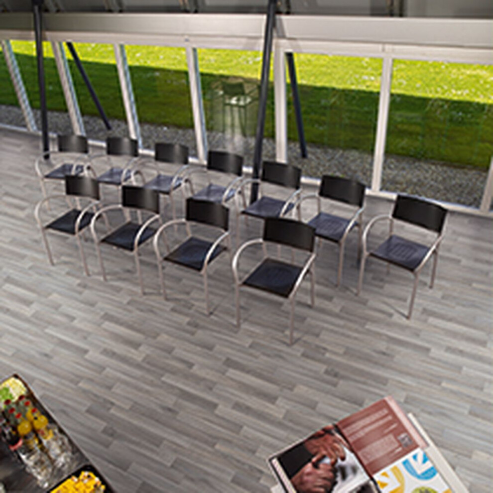 (1M(3'3") X 3M(9'9")-3Mâ², P1504) Cushion-Backed Anti-Slip Vinyl Flooring For Kitchen, Bathroom, And Living Room Spaces 9502864395649
