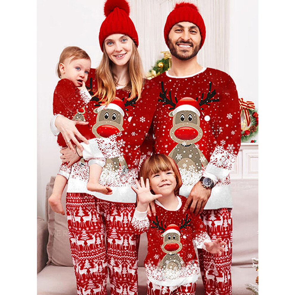 (christmastree, Baby/3-6 Months) Family Christmas Pjs Matching Sets Women Men Xmas Matching Pajamas for Adults Kids Holiday Xmas Sleepwear Set