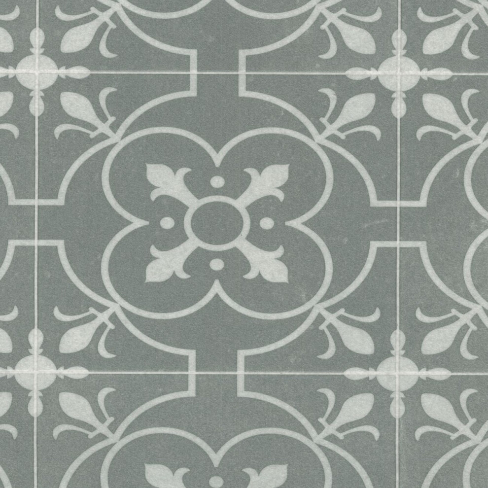 (1M(3'3") X 2M(6'6")-2Mâ², 248) Thick Cushion Backed Anti-Slip Vinyl Flooring Sheet, 5 Years Warranty 9506334914323